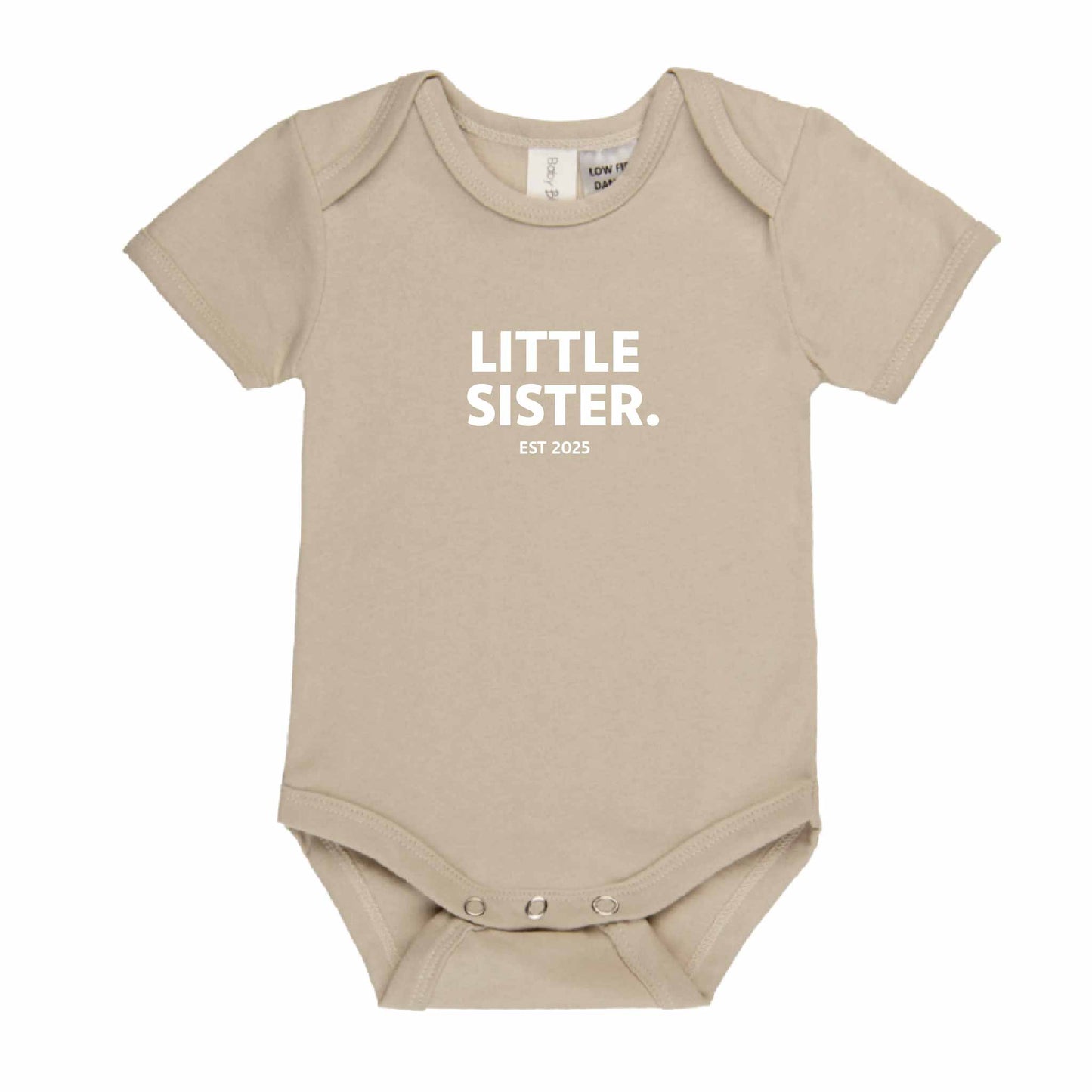 Little Sister Short Sleeve Baby Bodysuit - Hello Cherub