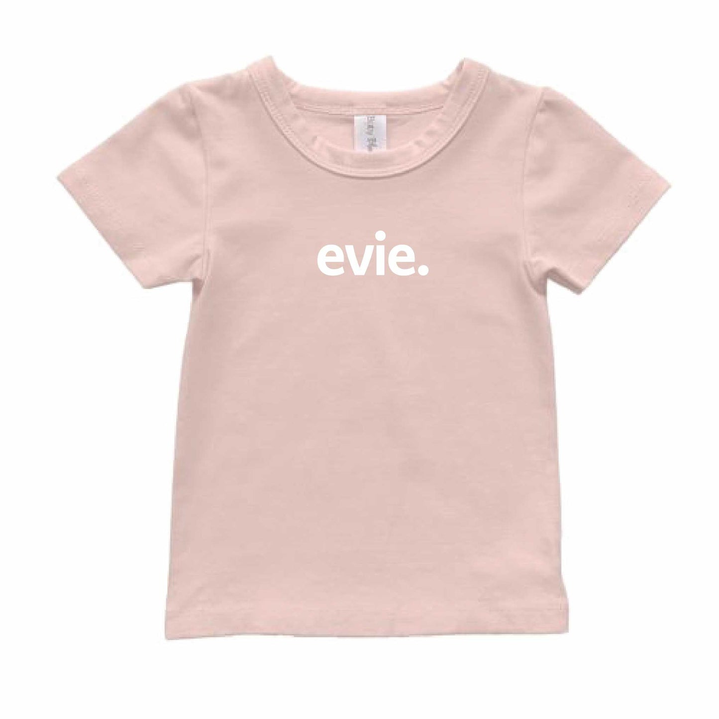 Personalised Name T-Shirt - Modern - Hello Cherub