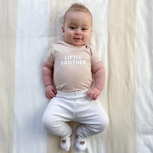 Little Brother Short Sleeve Baby Bodysuit - Hello Cherub