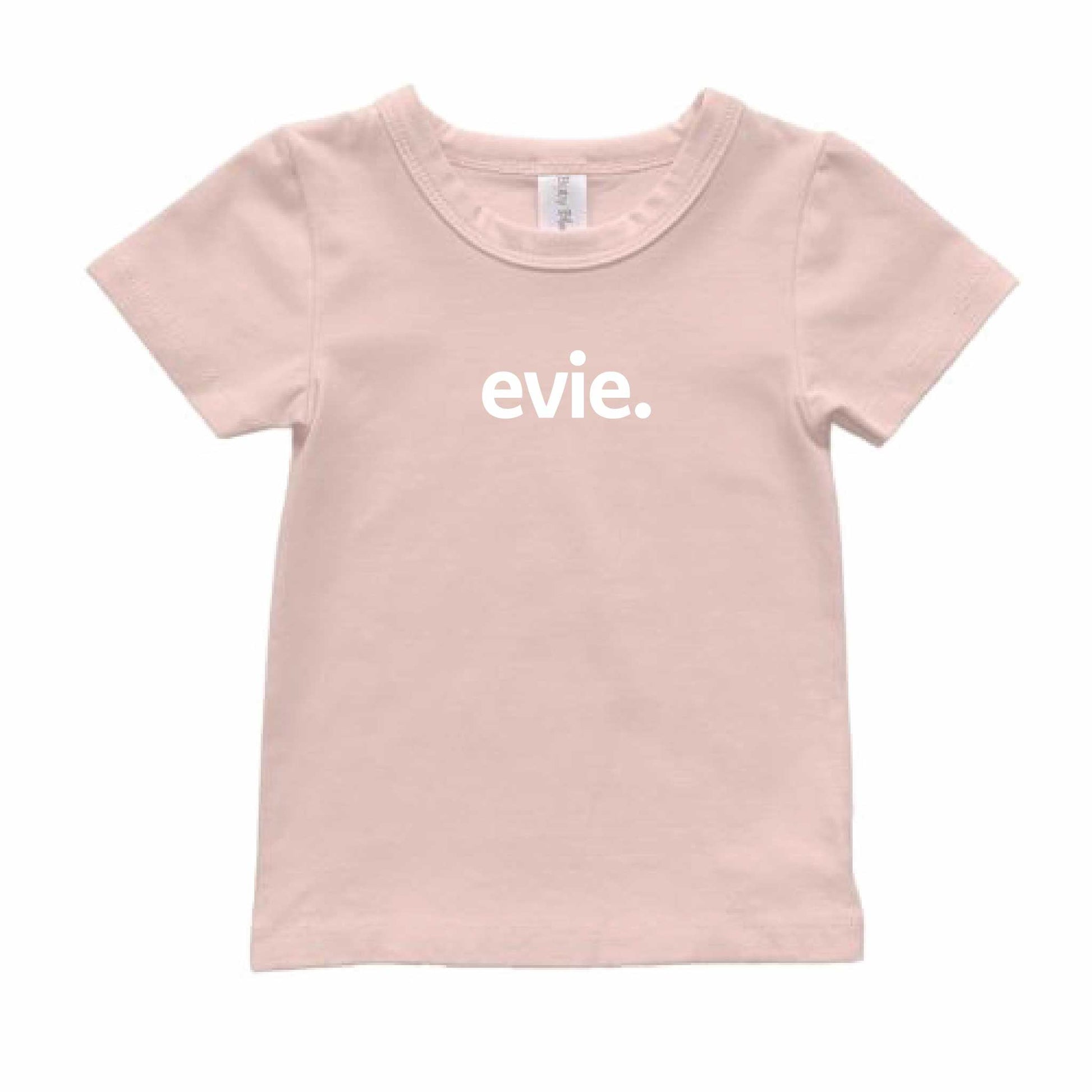 Personalised Name T-Shirt - Modern - Hello Cherub