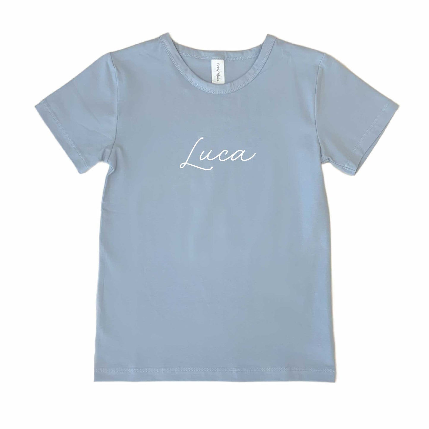 Personalised Name T-Shirt - Script - Hello Cherub